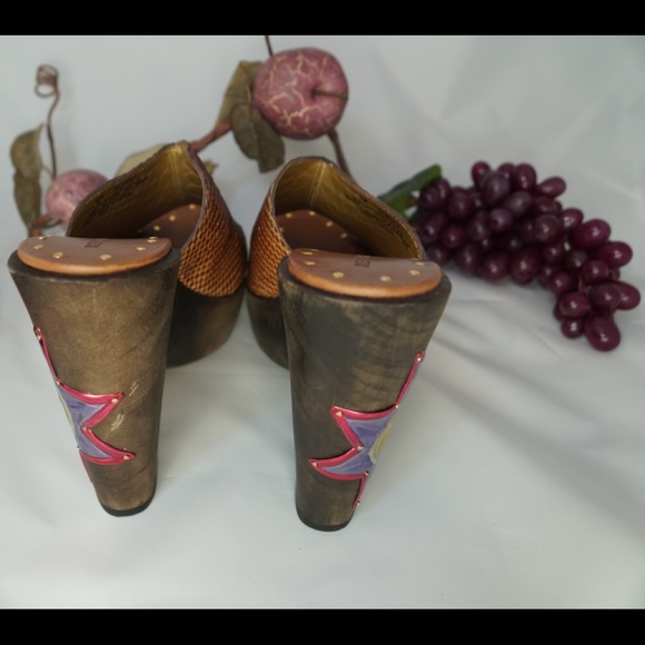 Report Signature Tan/Brown TORRO Mules/Slides 8M - Picture 5 of 8